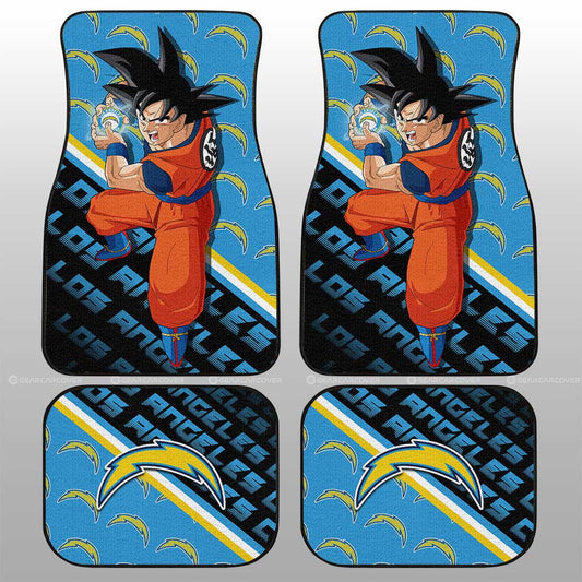 Los Angeles Chargers Car Floor Mats Custom Car Decorations For Fans - Gearcarcover - 1