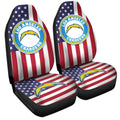 Los Angeles Chargers Car Seat Covers Custom Car Decor Accessories - Gearcarcover - 3