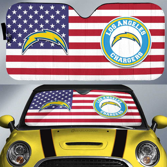 Los Angeles Chargers Car Sunshade Custom Car Decor Accessories - Gearcarcover - 1