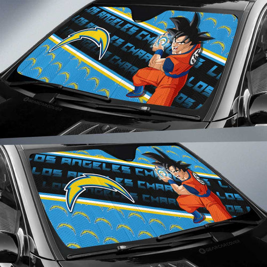 Los Angeles Chargers Car Sunshade Custom Car Decorations For Fans - Gearcarcover - 2