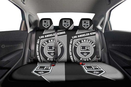 Los Angeles Kings Car Back Seat Cover Custom Car Accessories For Fans - Gearcarcover - 2