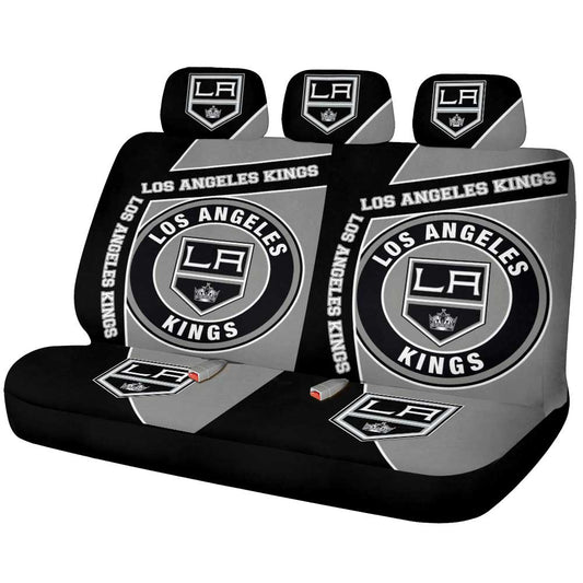 Los Angeles Kings Car Back Seat Cover Custom Car Accessories For Fans - Gearcarcover - 1
