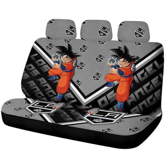 Los Angeles Kings Car Back Seat Cover Custom Car Decorations For Fans - Gearcarcover - 1