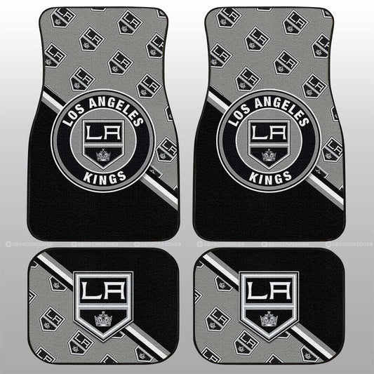 Los Angeles Kings Car Floor Mats Custom Car Accessories For Fans - Gearcarcover - 1