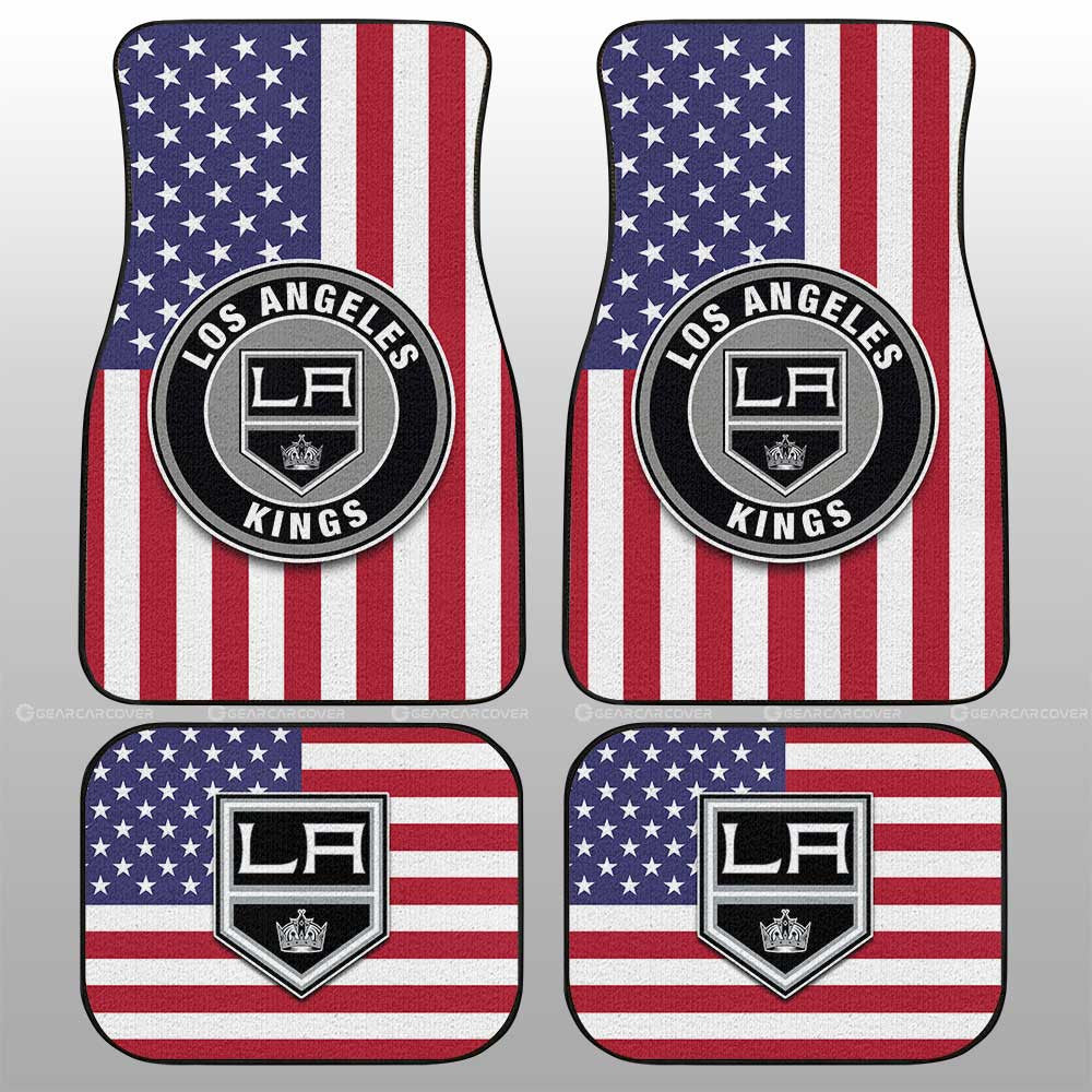 Los Angeles Kings Car Floor Mats Custom Car Decor Accessories - Gearcarcover - 1
