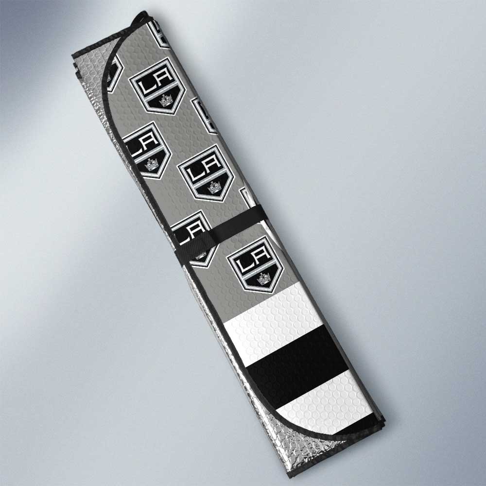 Los Angeles Kings Car Sunshade Custom US Flag Style - Gearcarcover - 3