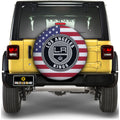 Los Angeles Kings Spare Tire Covers Custom US Flag Style - Gearcarcover - 1