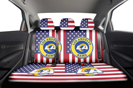 Los Angeles Rams Car Back Seat Cover Custom Car Accessories - Gearcarcover - 2