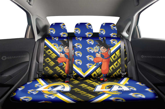 Los Angeles Rams Car Back Seat Covers Custom Car Accessories For Fans - Gearcarcover - 2