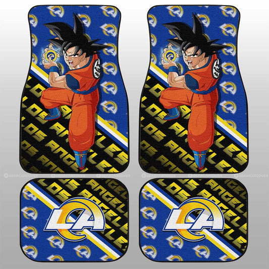 Los Angeles Rams Car Floor Mats Custom Car Accessories For Fans - Gearcarcover - 1
