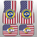 Los Angeles Rams Car Floor Mats Custom Car Decor Accessories - Gearcarcover - 1
