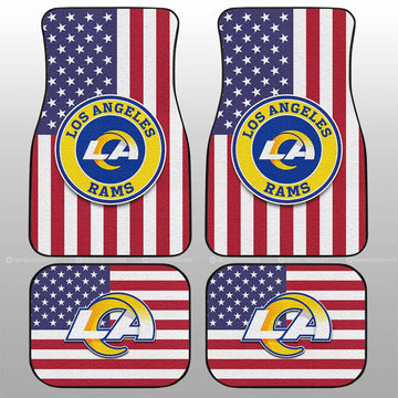 Los Angeles Rams Car Floor Mats Custom Car Decor Accessories - Gearcarcover - 1