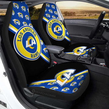 Los Angeles Rams Car Seat Covers Custom Car Accessories For Fans - Gearcarcover - 1