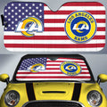 Los Angeles Rams Car Sunshade Custom Car Decor Accessories - Gearcarcover - 1