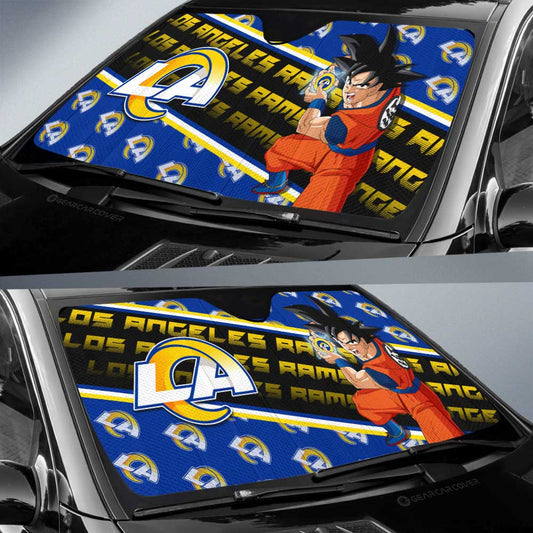 Los Angeles Rams Car Sunshade Custom Car Interior Accessories - Gearcarcover - 2