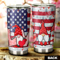 Love Gnome Tumbler Cup Custom American Flag Car Accessories - Gearcarcover - 3