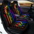 Love Is Love LGBT Car Seat Covers Custom Car Accessories - Gearcarcover - 3