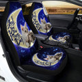 Lovely Cat Car Seat Covers Custom I Love You To The Moon And Back Car Accessories For Dad - Gearcarcover - 3