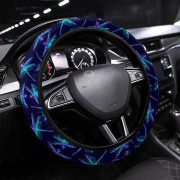 Lovely Dragonfly Steering Wheel Covers Custom Cool Car Accessories - Gearcarcover - 1