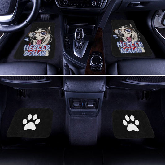 Lovely Husky Car Floor Mats Custom Car Accessories Gift Idea For Husky Lovers - Gearcarcover - 2