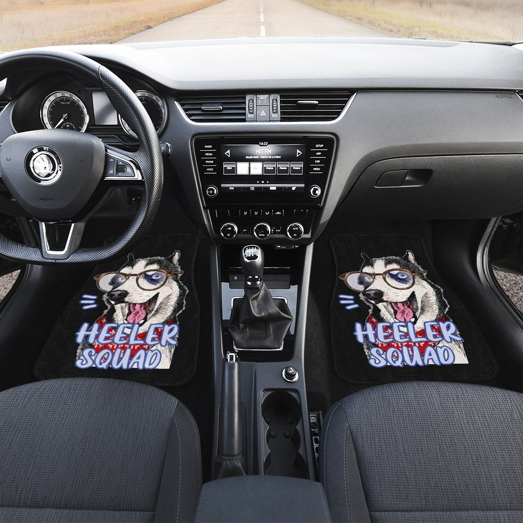 Lovely Husky Car Floor Mats Custom Car Accessories Gift Idea For Husky Lovers - Gearcarcover - 3