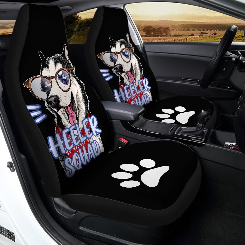 Lovely Husky Car Seat Covers Custom Gift Idea For Heeler Lovers - Gearcarcover - 2