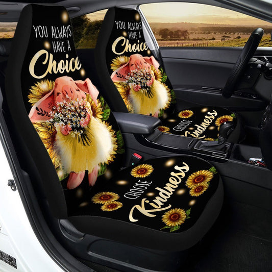 Lovely Pig Car Seat Covers Custom Pig Car Accessories - Gearcarcover - 2