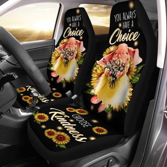 Lovely Pig Car Seat Covers Custom Pig Car Accessories - Gearcarcover - 1