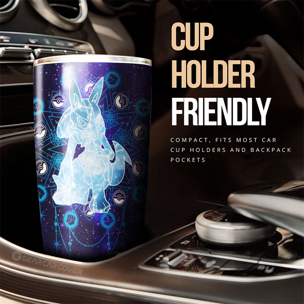 Lucario Tumbler Cup Custom Car Accessories - Gearcarcover - 3