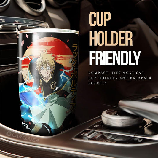 Luck Voltia Tumbler Cup Custom Black Clover Anime Car Interior Accessories - Gearcarcover - 2