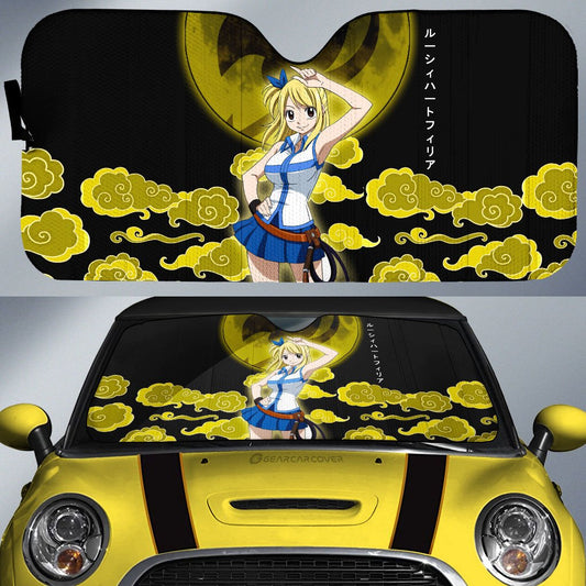 Lucy Car Sunshade Custom Fairy Tail Anime Car Accessories - Gearcarcover - 1