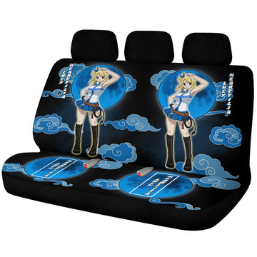 Lucy Heartfilia Car Back Seat Covers Custom Fairy Tail Anime Car Accessories - Gearcarcover - 1