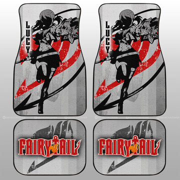 Lucy Heartfilia Car Floor Mats Custom Fairy Tail Anime Car Interior Accessories - Gearcarcover - 1