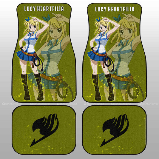 Lucy Heartfilia Car Floor Mats Custom Fairy Tail Anime - Gearcarcover - 2