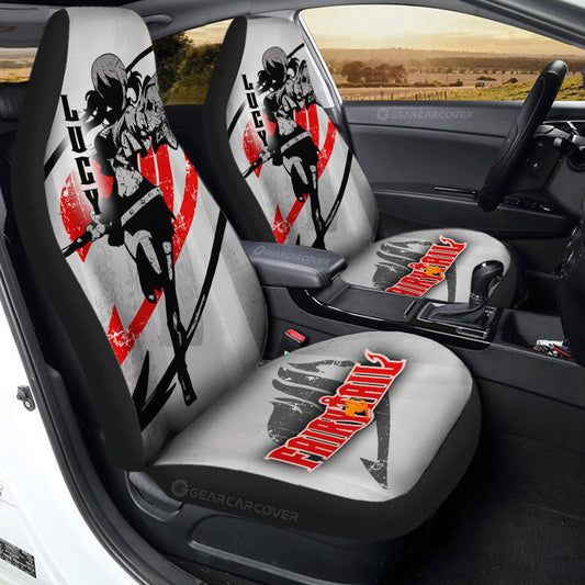 Lucy Heartfilia Car Seat Covers Custom Fairy Tail Anime Car Accessories - Gearcarcover - 2