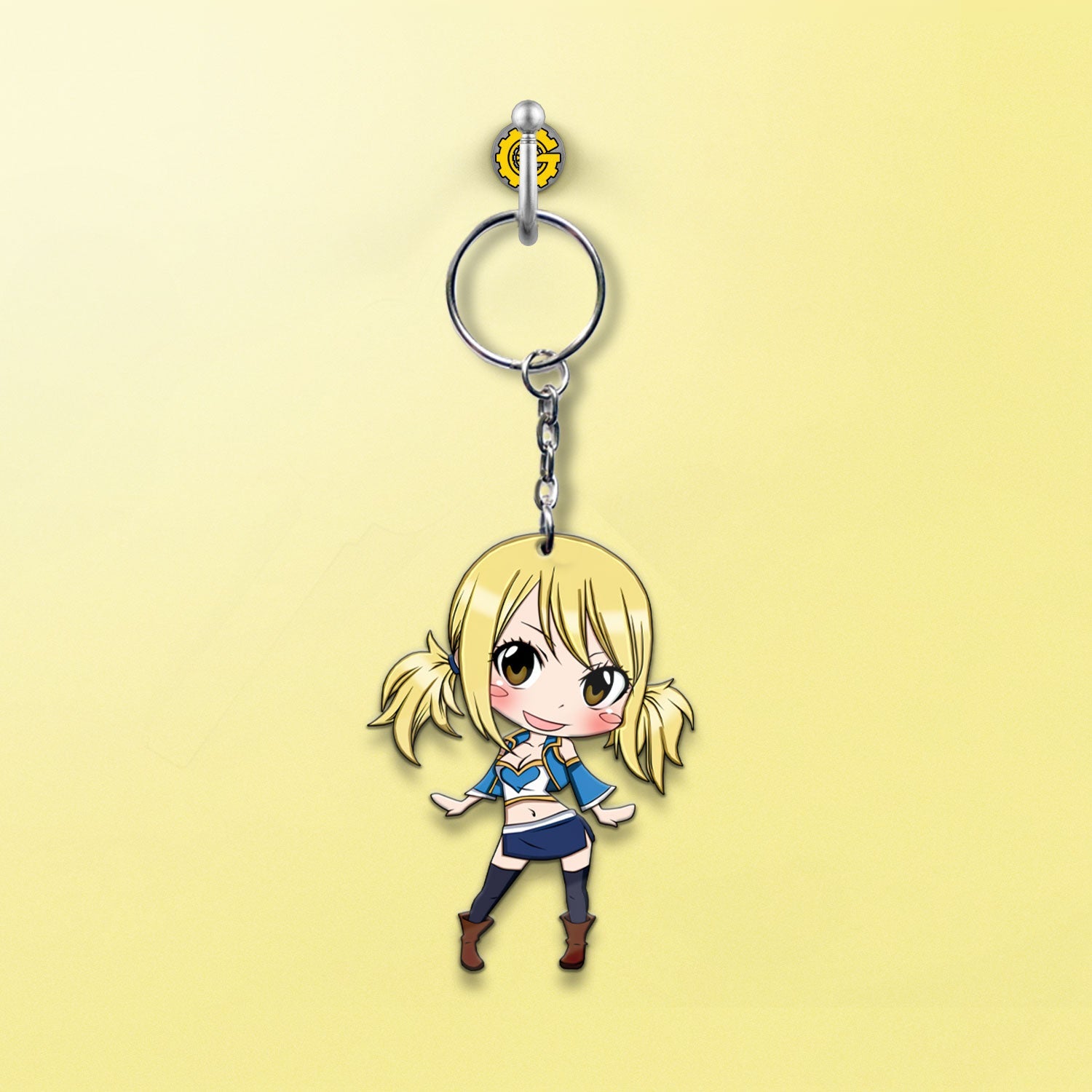 Lucy Heartfilia Keychain Custom Fairy Tail Anime Car Accessories - Gearcarcover - 2