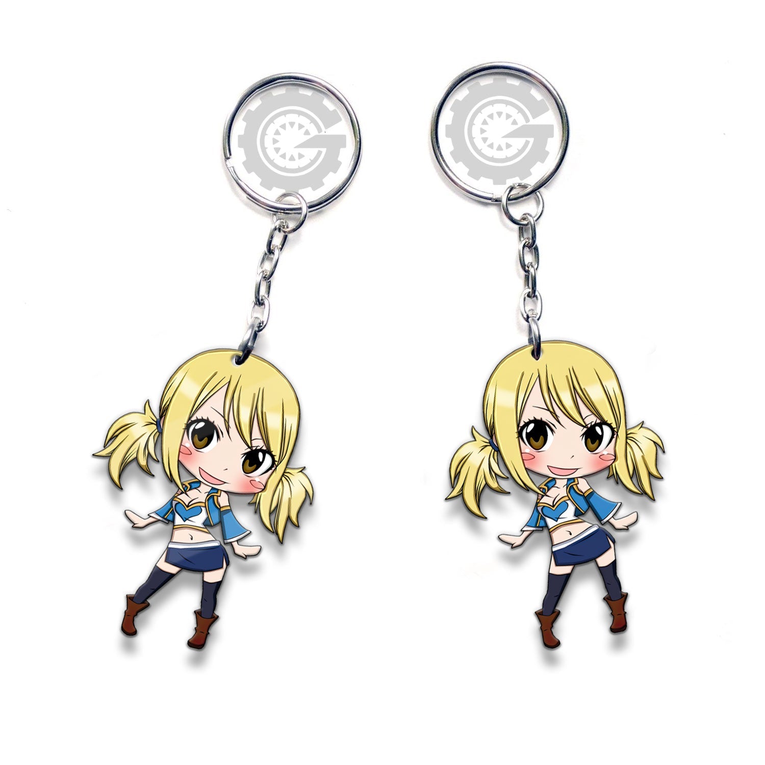 Lucy Heartfilia Keychain Custom Fairy Tail Anime Car Accessories - Gearcarcover - 3