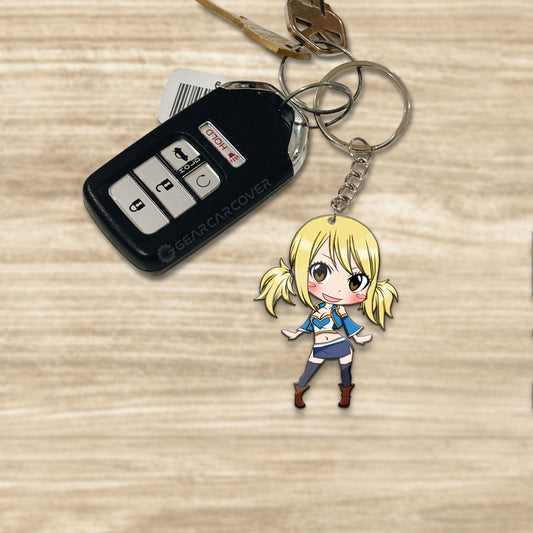 Lucy Heartfilia Keychain Custom Fairy Tail Anime Car Accessories - Gearcarcover - 1