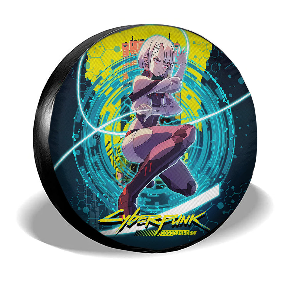 Lucy Spare Tire Cover Custom Cyberpunk Anime - Gearcarcover - 3