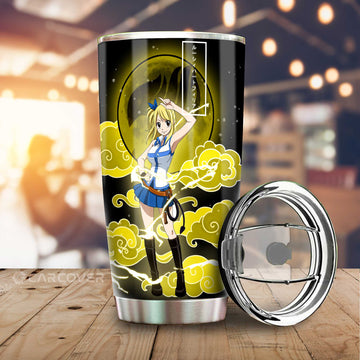 Lucy Tumbler Cup Custom Fairy Tail Anime Car Accessories - Gearcarcover - 1