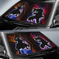 Luffy And Ace Car Sunshade Custom One Piece Anime Silhouette Style - Gearcarcover - 2