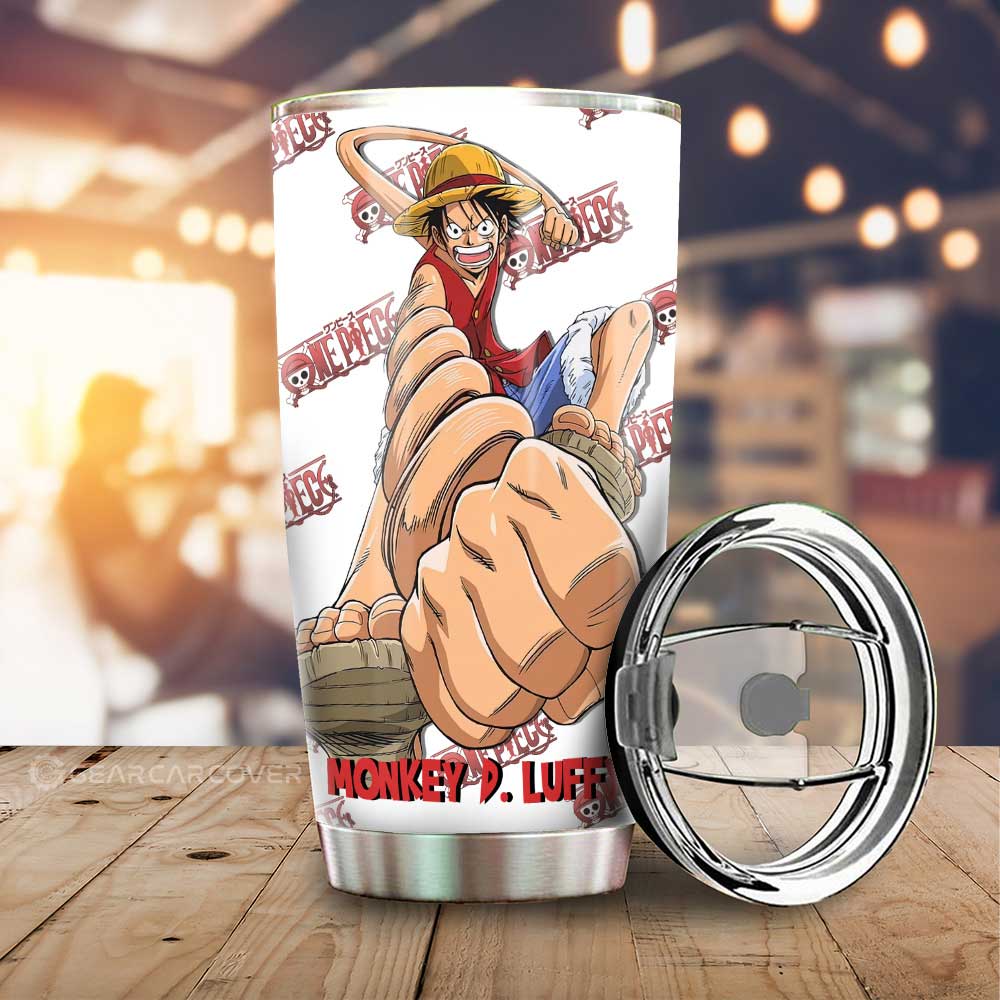 Luffy And Ace Tumbler Cup Custom One Piece Anime - Gearcarcover - 2