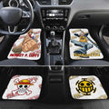 Luffy And Law Car Floor Mats Custom One Piece Anime - Gearcarcover - 2