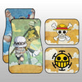 Luffy And Law Car Floor Mats Custom One Piece Map Car Accessories For Anime Fans - Gearcarcover - 2