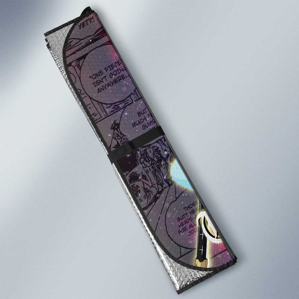 Luffy And Law Car Sunshade Custom One Piece Anime Car Accessories Manga Galaxy Style - Gearcarcover - 3