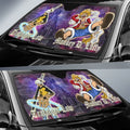 Luffy And Law Car Sunshade Custom One Piece Anime Car Accessories Manga Galaxy Style - Gearcarcover - 2