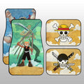 Luffy And Zoro Car Floor Mats Custom One Piece Map Car Accessories For Anime Fans - Gearcarcover - 2