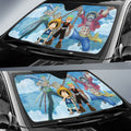 Luffy And Zoro Car Sunshade Custom One Piece Map Car Accessories For Anime Fans - Gearcarcover - 2