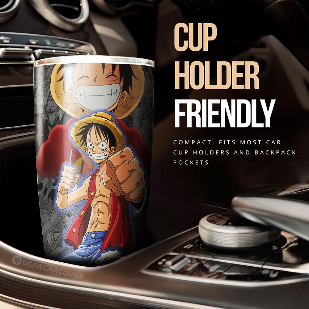 Luffy And Zoro Tumbler Cup Custom One Piece Anime Car Accessories - Gearcarcover - 3