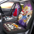 Luffy and Yamato Car Seat Covers Custom One Piece Anime Car Accessories - Gearcarcover - 1